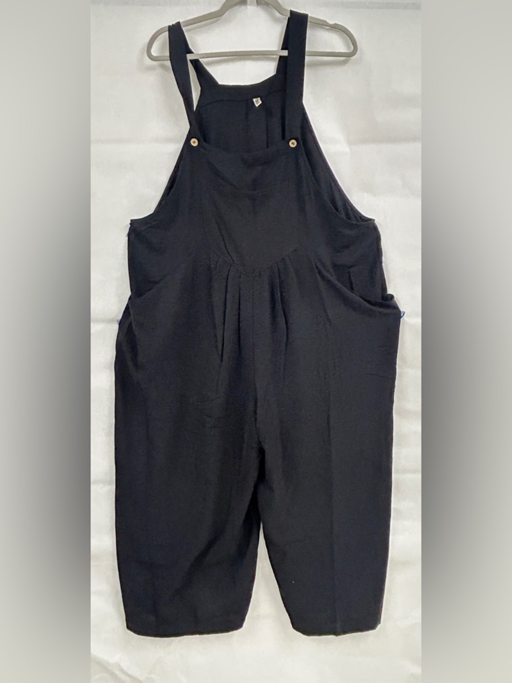 Olrik 2X Black Wide Leg Overalls Capsule Normcore Minimalist Lagen Boho Plussize